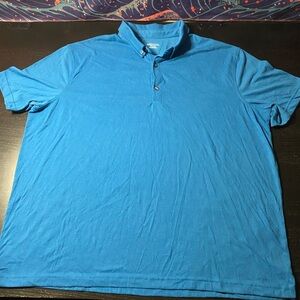 Merona Vibrant Blue Polo Shirt size 2XL